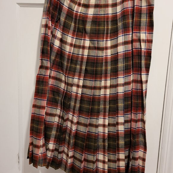 R W Richins Scottish Wool Wrap Skirt - Vintage - Picture 5 of 5